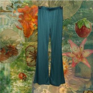 SHEIN Emerald Wide Leg Pants